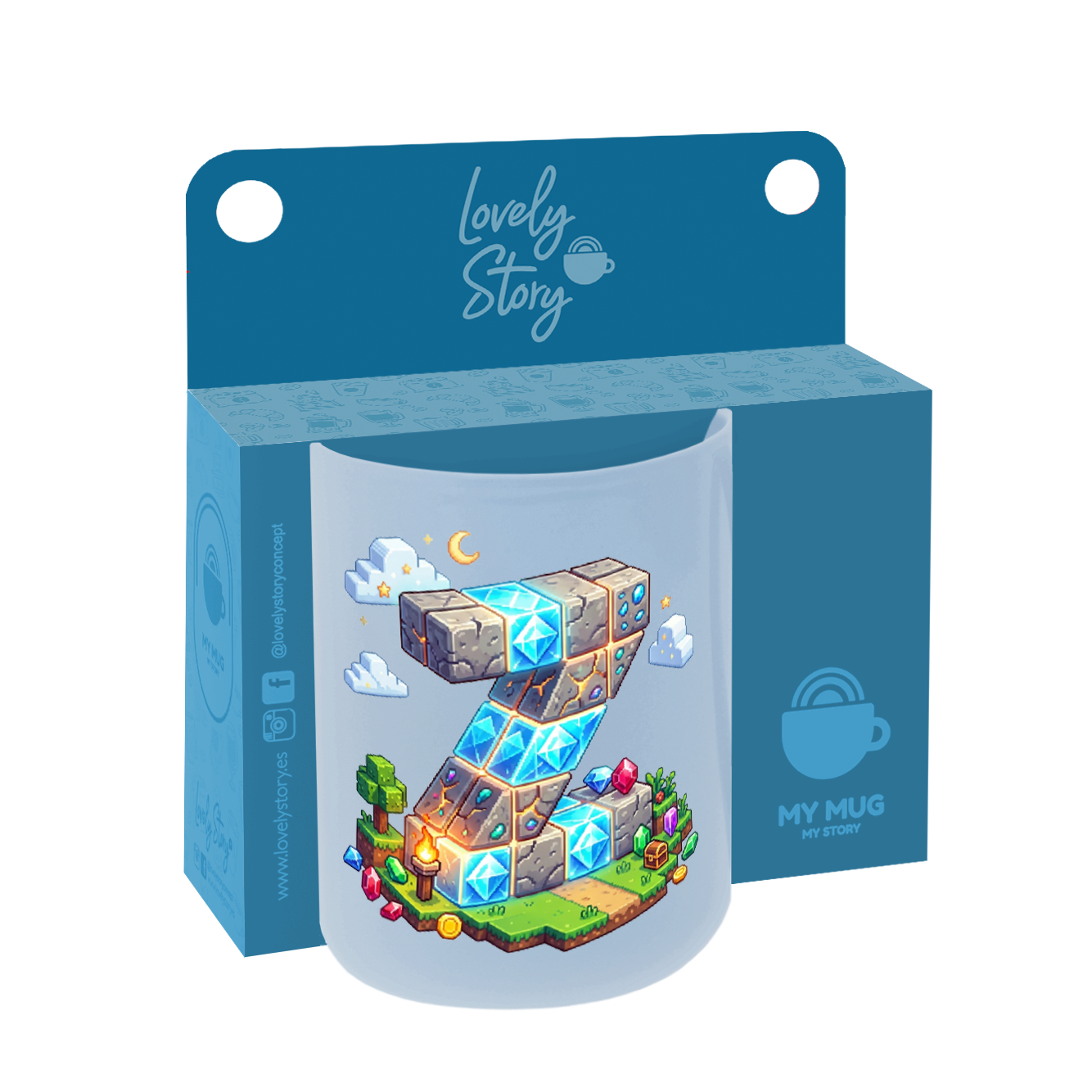 Taza de Cerámica – Pixel Craft | Lovely Story
