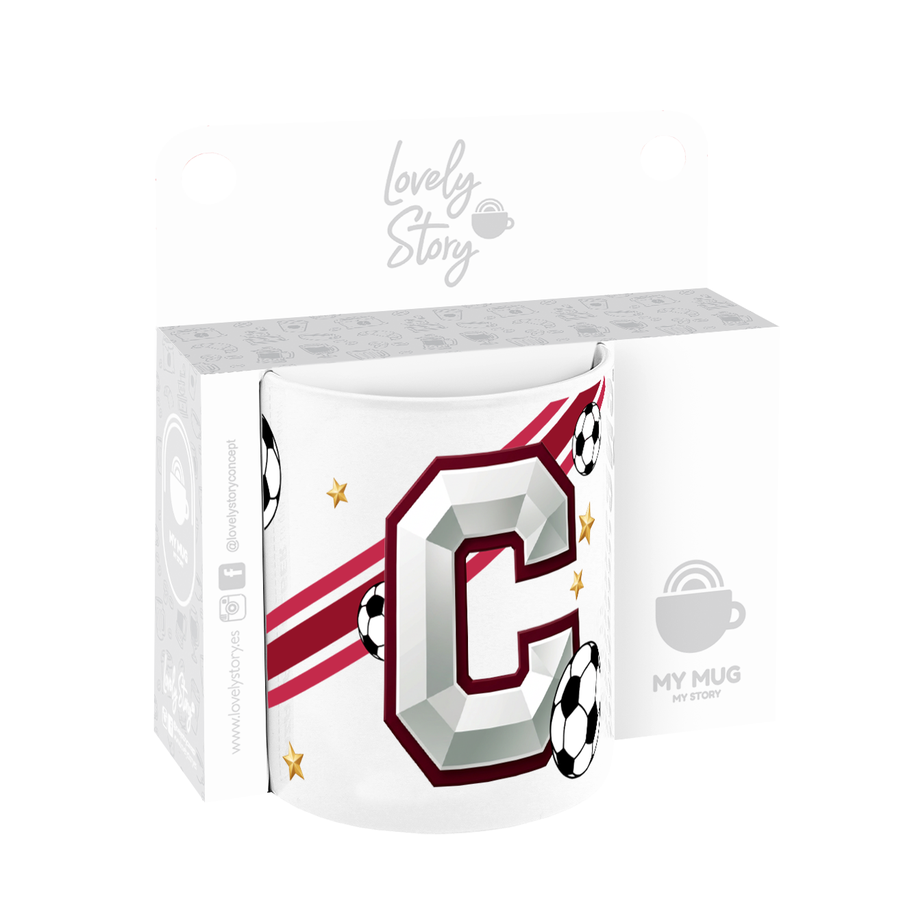 Taza de Cerámica – Letter Goal | Lovely Story