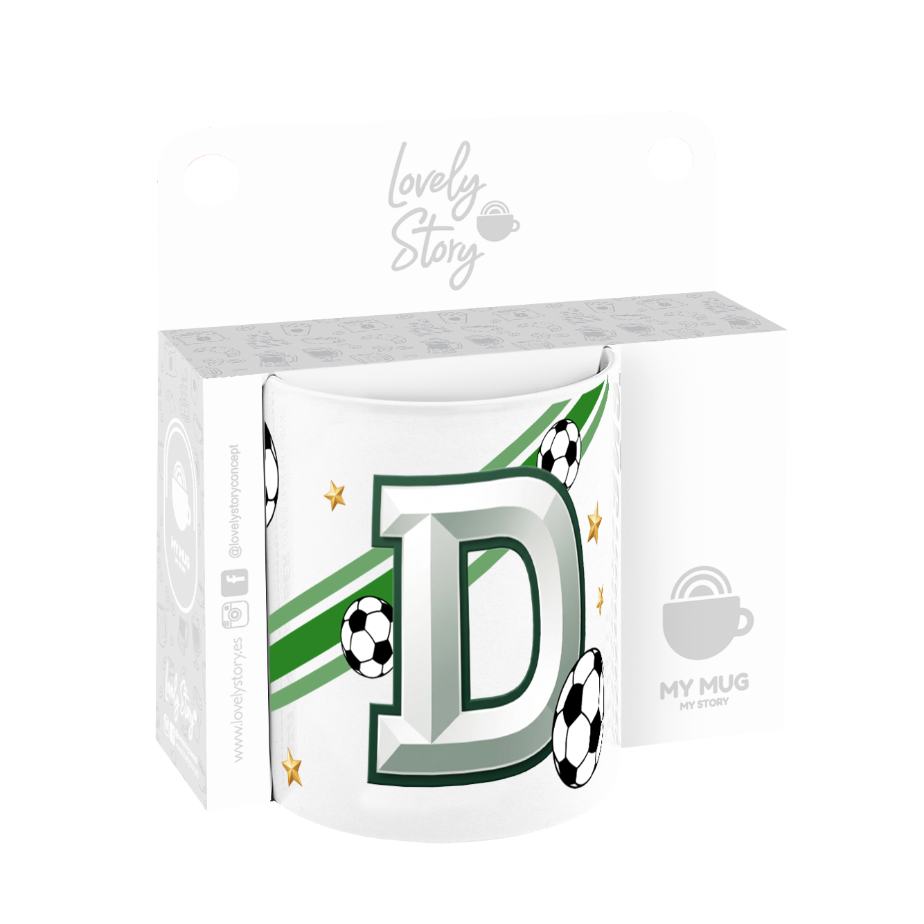 Taza de Cerámica – Letter Goal | Lovely Story