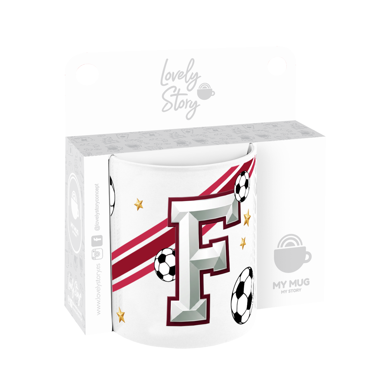 Taza de Cerámica – Letter Goal | Lovely Story