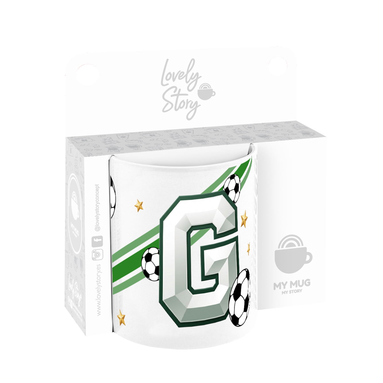 Taza de Cerámica – Letter Goal | Lovely Story
