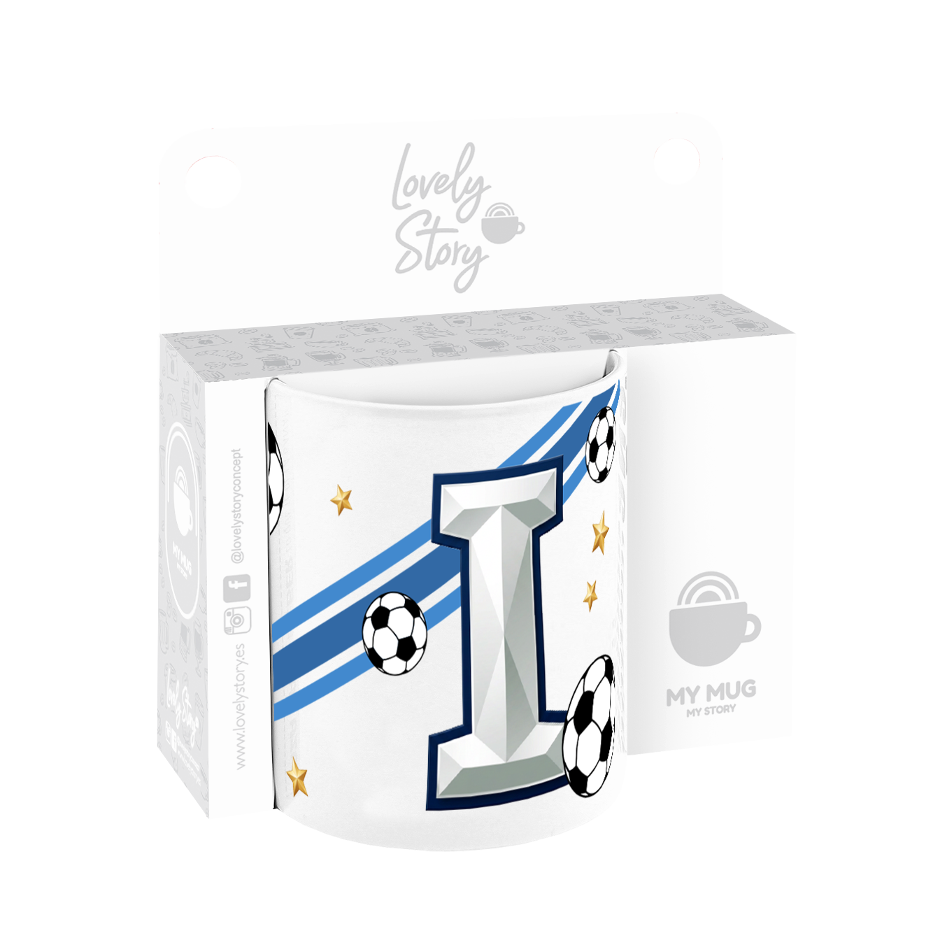 Taza de Cerámica – Letter Goal | Lovely Story