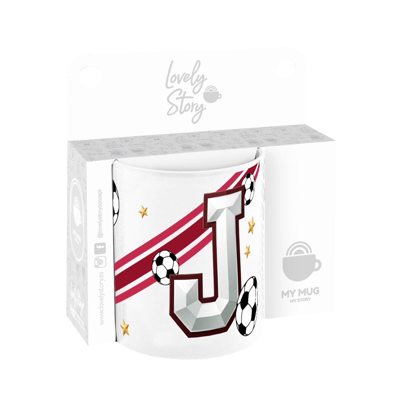 Taza de Cerámica – Letter Goal | Lovely Story