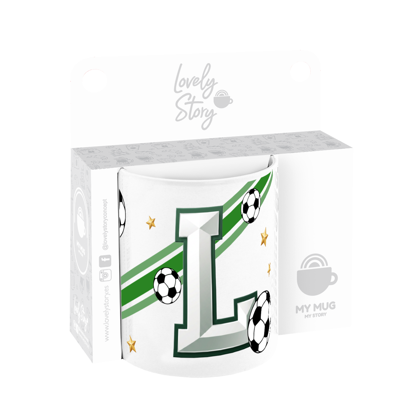 Taza de Cerámica – Letter Goal | Lovely Story