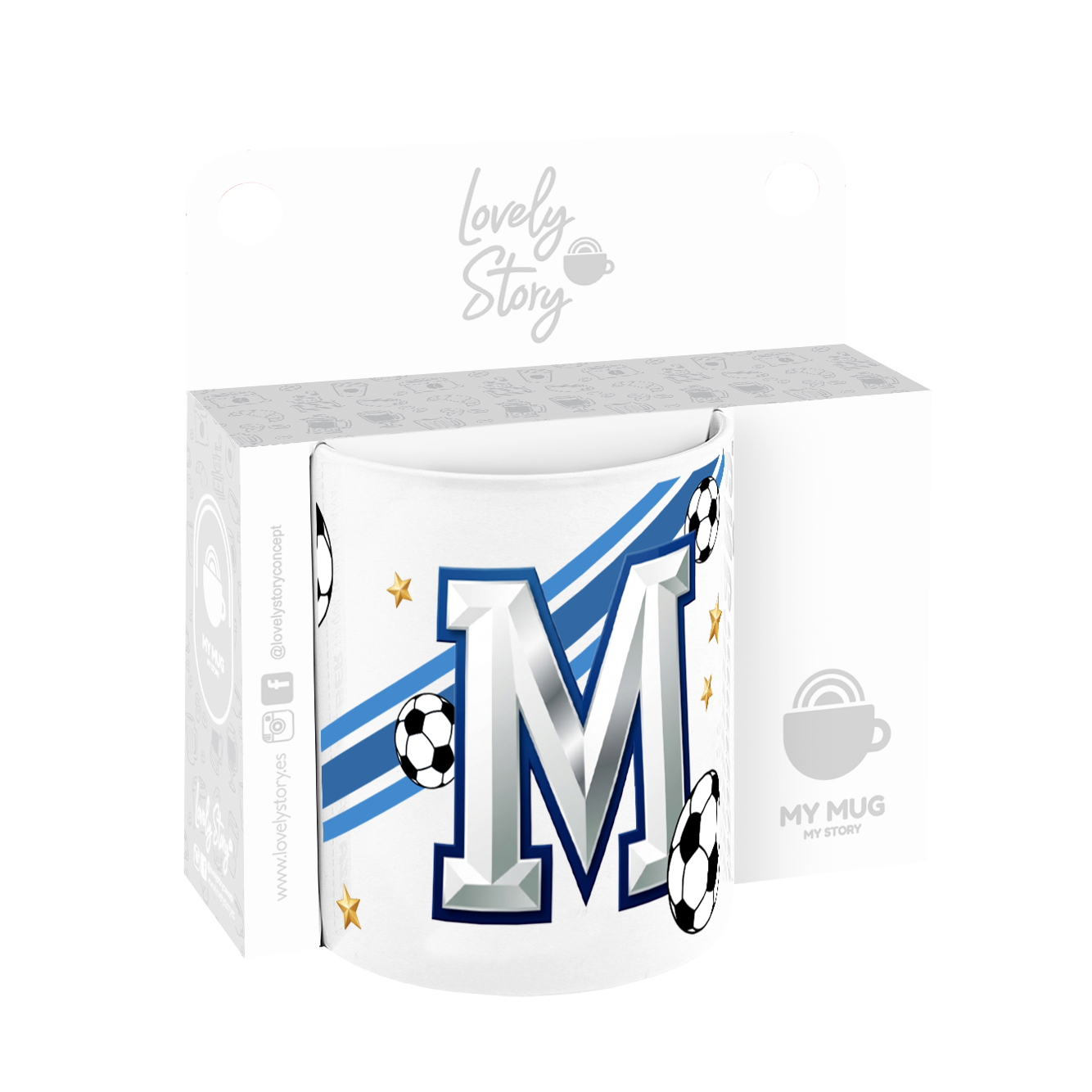 Taza de Cerámica – Letter Goal | Lovely Story