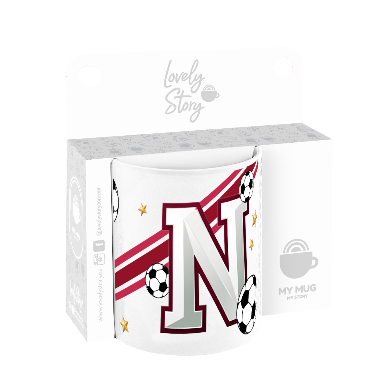 Taza de Cerámica – Letter Goal | Lovely Story