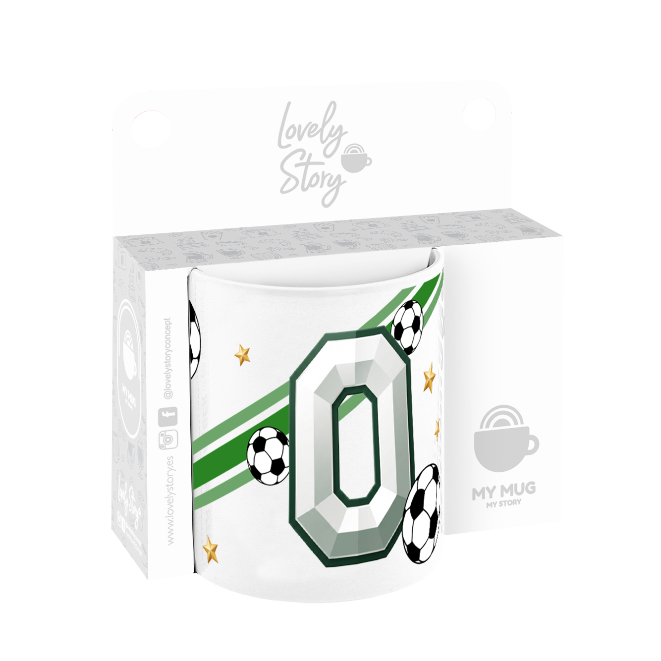 Taza de Cerámica – Letter Goal | Lovely Story