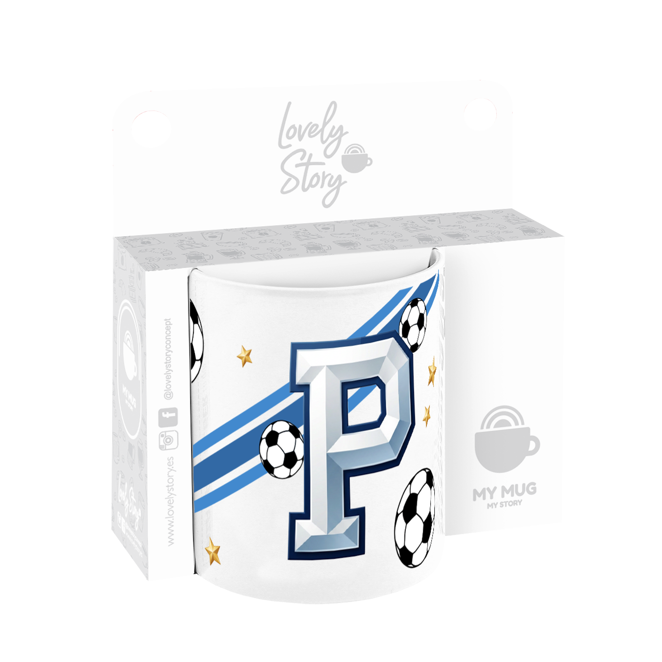 Taza de Cerámica – Letter Goal | Lovely Story