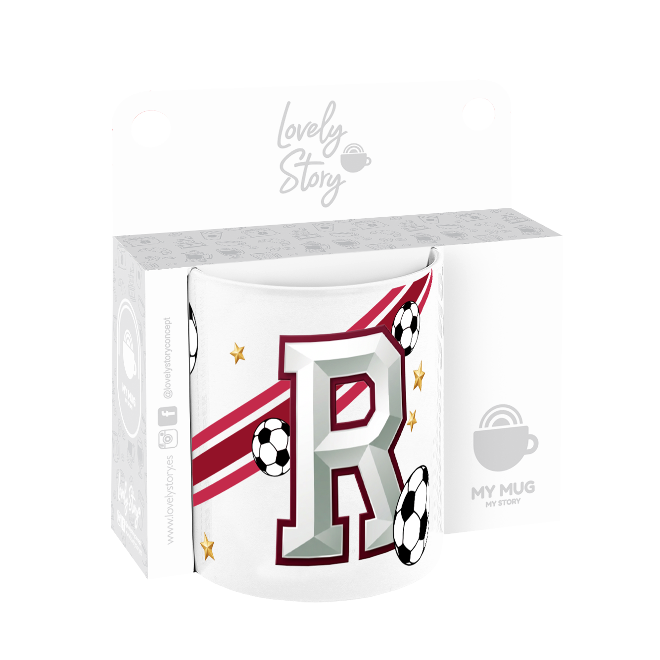 Taza de Cerámica – Letter Goal | Lovely Story