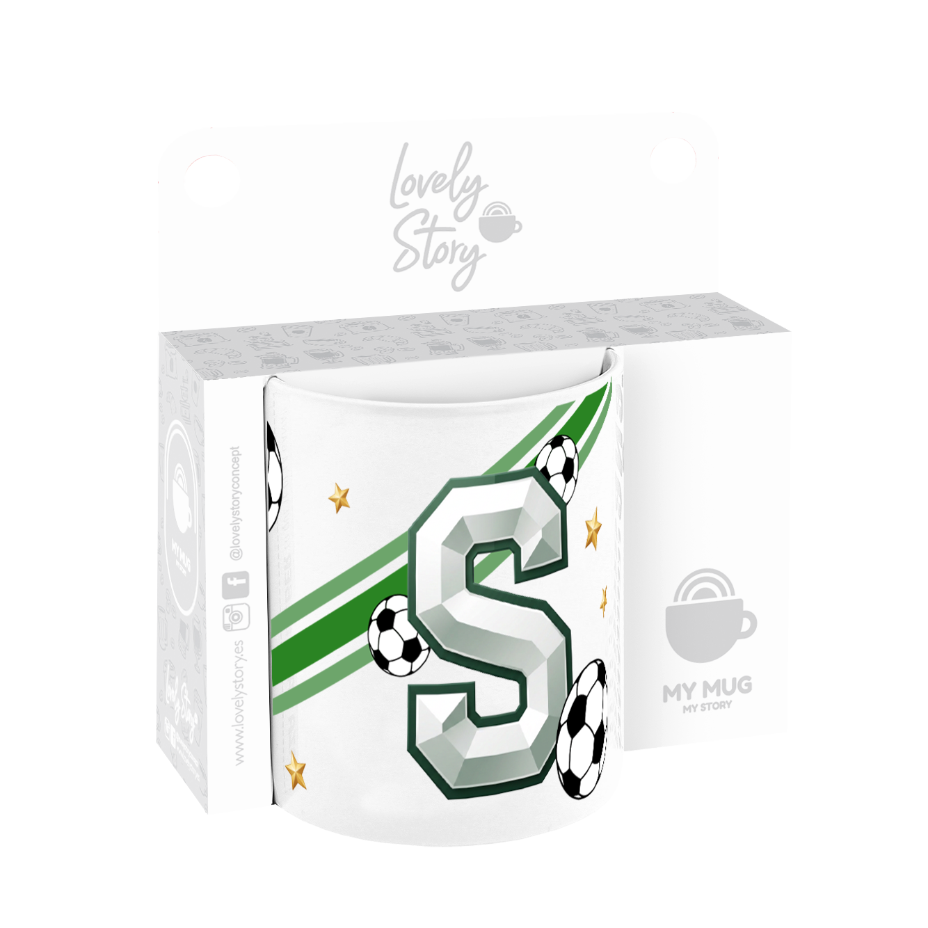 Taza de Cerámica – Letter Goal | Lovely Story