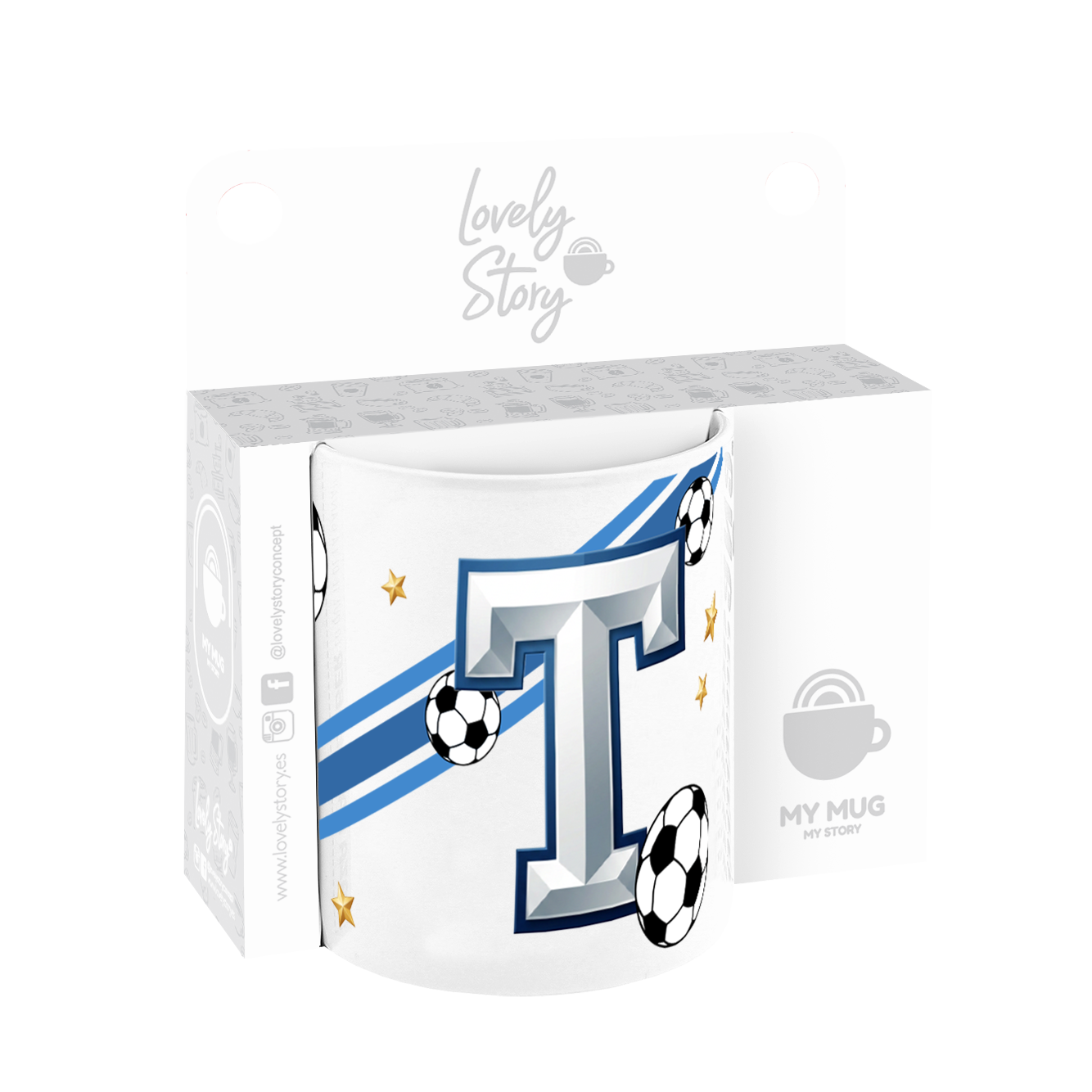 Taza de Cerámica – Letter Goal | Lovely Story