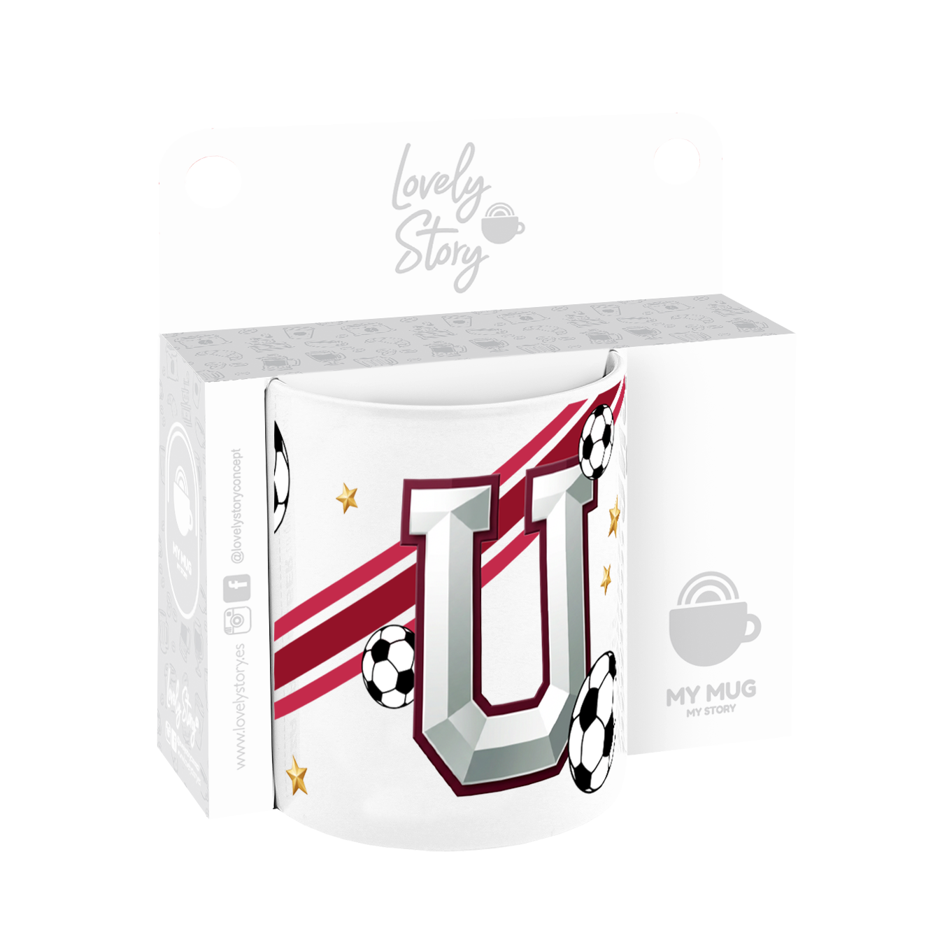 Taza de Cerámica – Letter Goal | Lovely Story