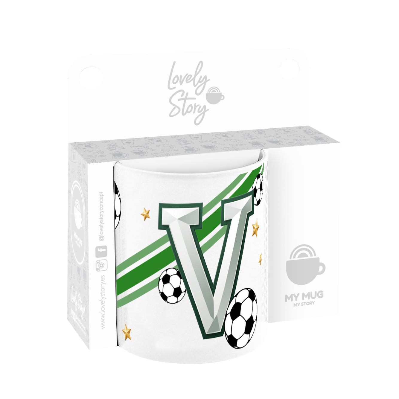 Taza de Cerámica – Letter Goal | Lovely Story
