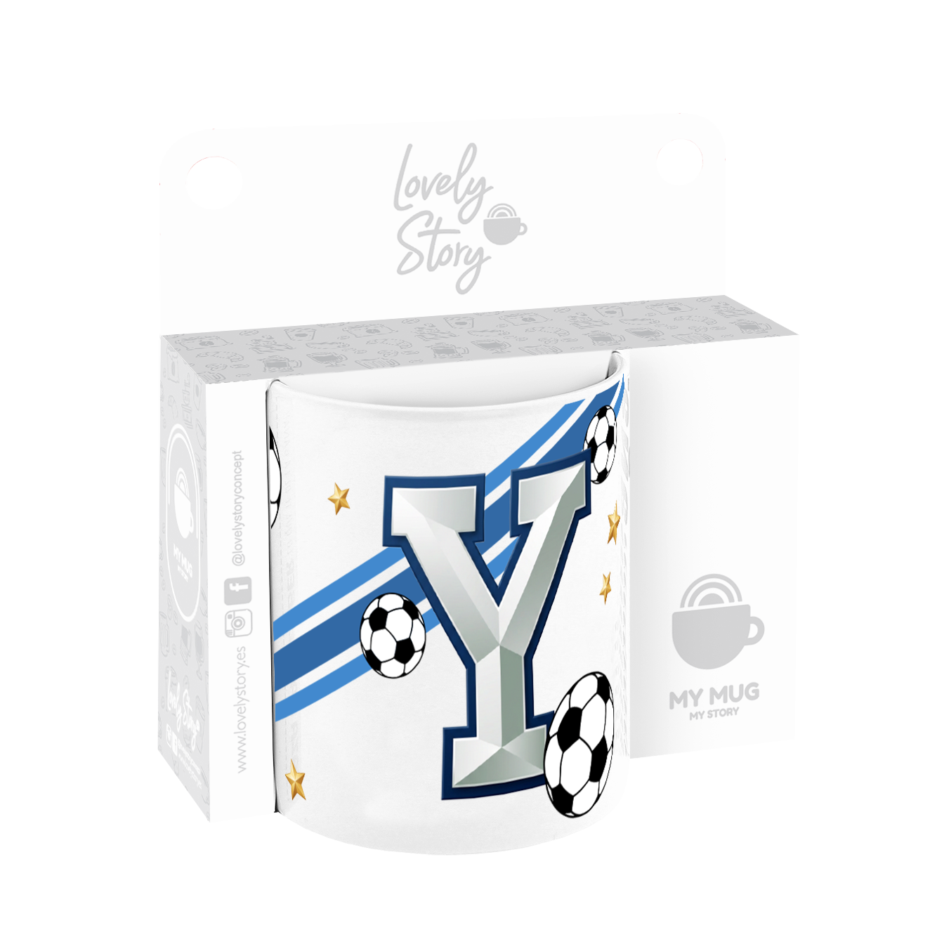 Taza de Cerámica – Letter Goal | Lovely Story