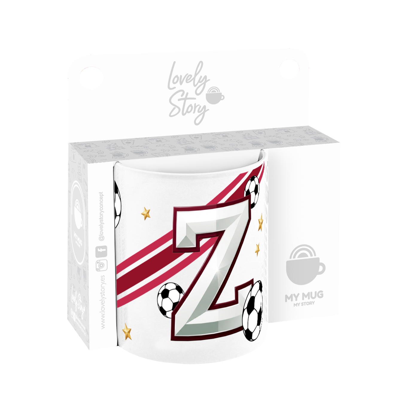 Taza de Cerámica – Letter Goal | Lovely Story