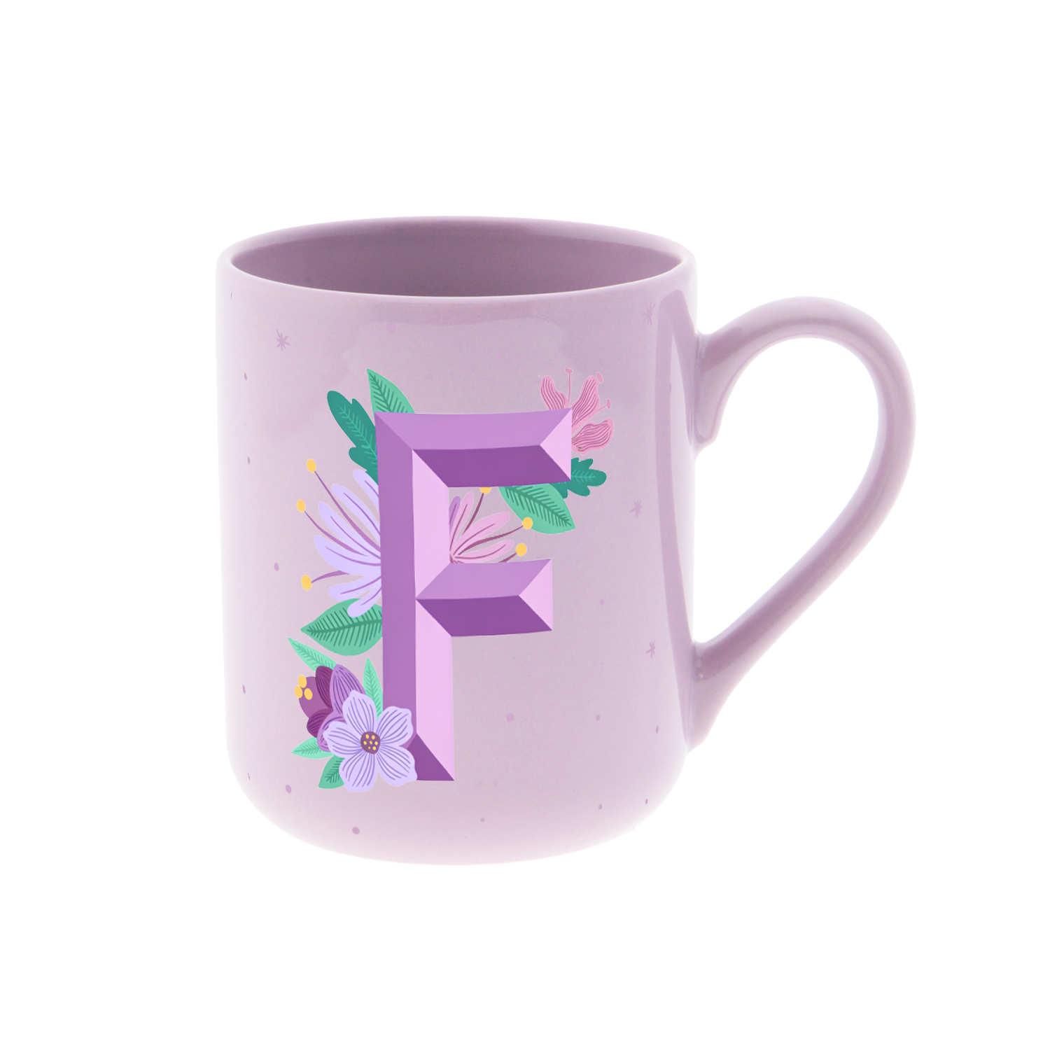 Taza de Cerámica – Initial Blossom | Lovely Story
