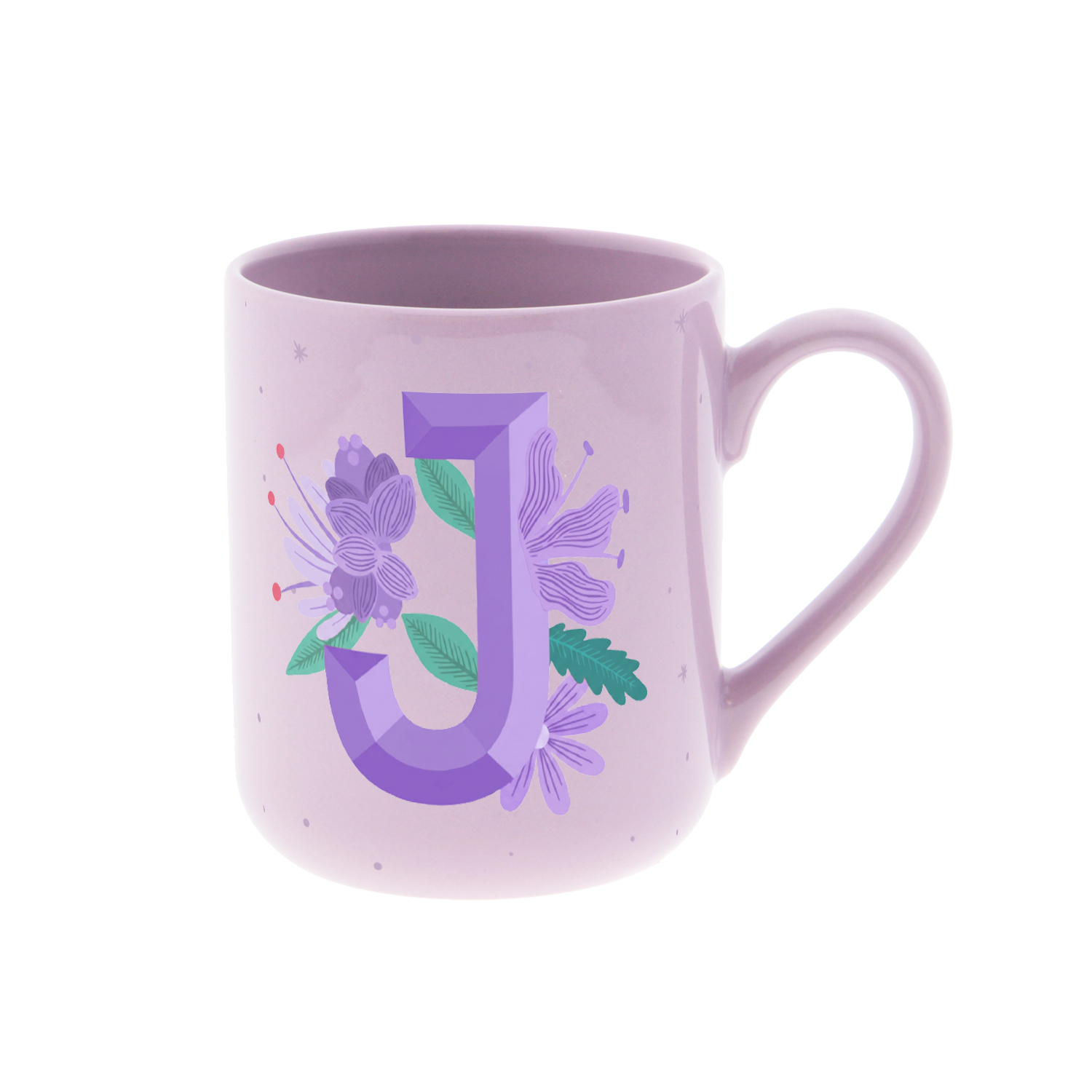 Taza de Cerámica – Initial Blossom | Lovely Story
