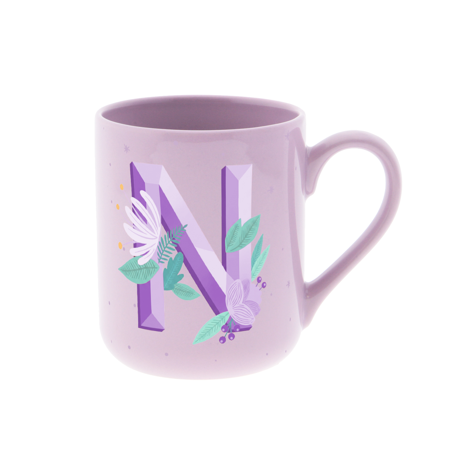 Taza de Cerámica – Initial Blossom | Lovely Story