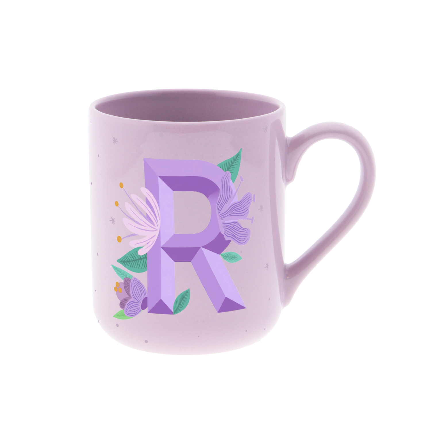 Taza de Cerámica – Initial Blossom | Lovely Story
