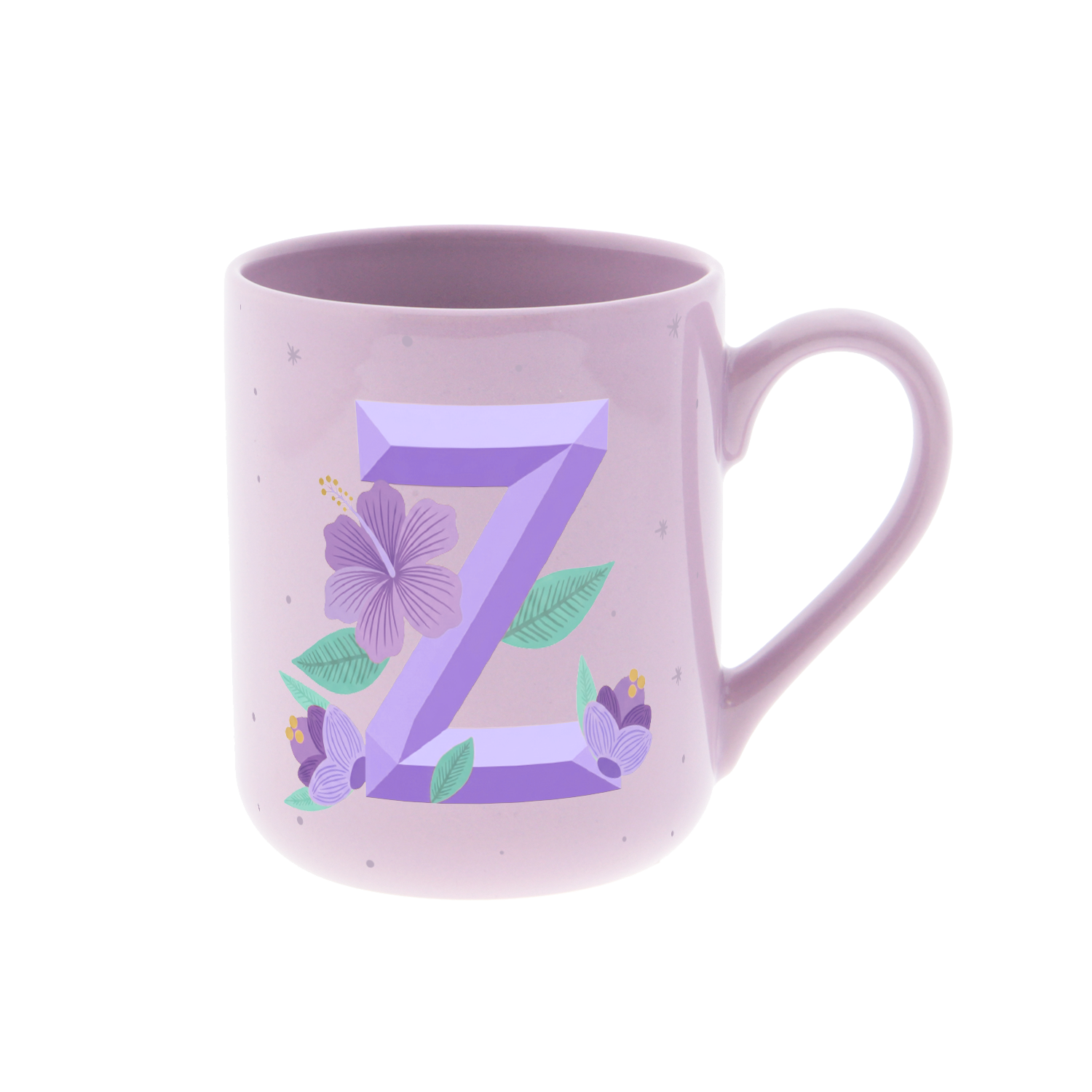 Taza de Cerámica – Initial Blossom | Lovely Story
