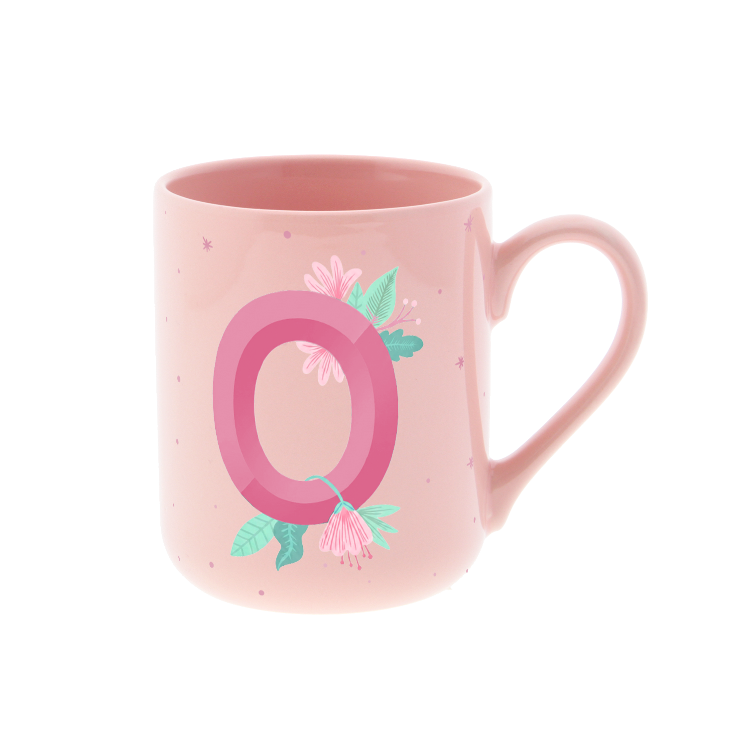 Taza de Cerámica – Initial Blossom | Lovely Story