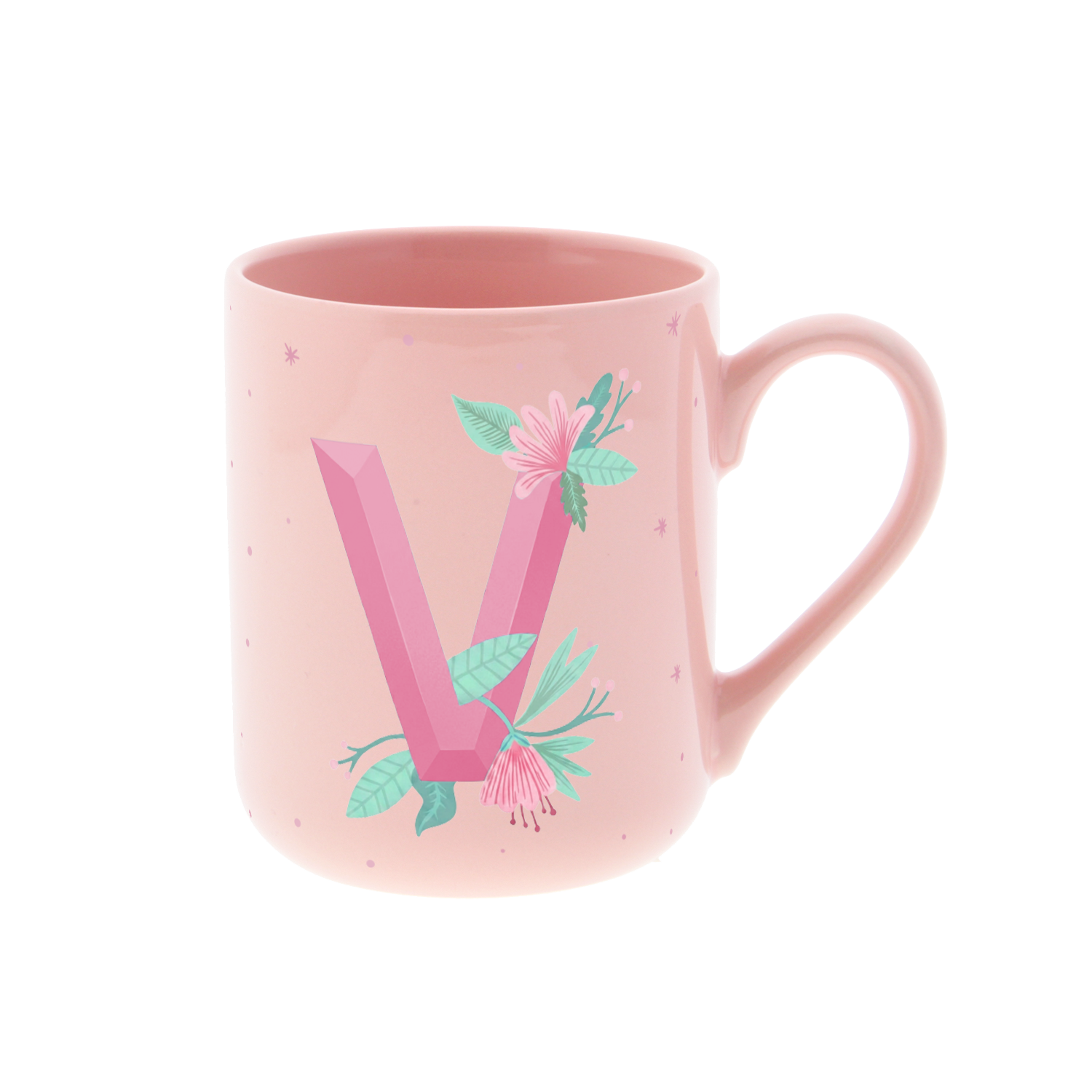 Taza de Cerámica – Initial Blossom | Lovely Story