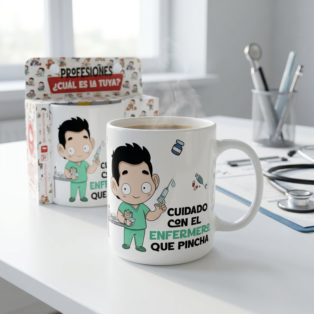 Taza de Cerámica – Enfermeros & Enfermeras | Malasaña