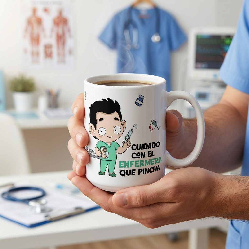 Taza de Cerámica – Enfermeros & Enfermeras | Malasaña
