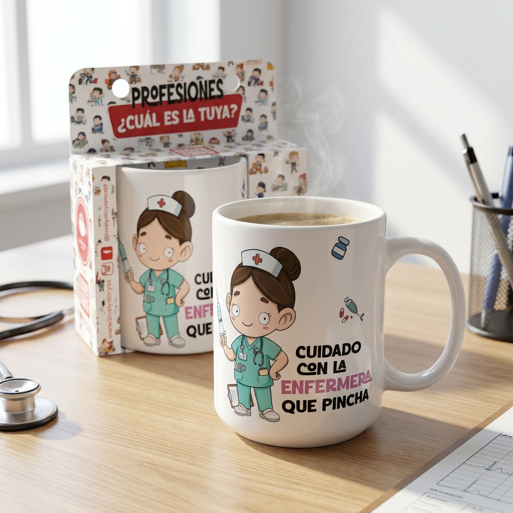 Taza de Cerámica – Enfermeros & Enfermeras | Malasaña