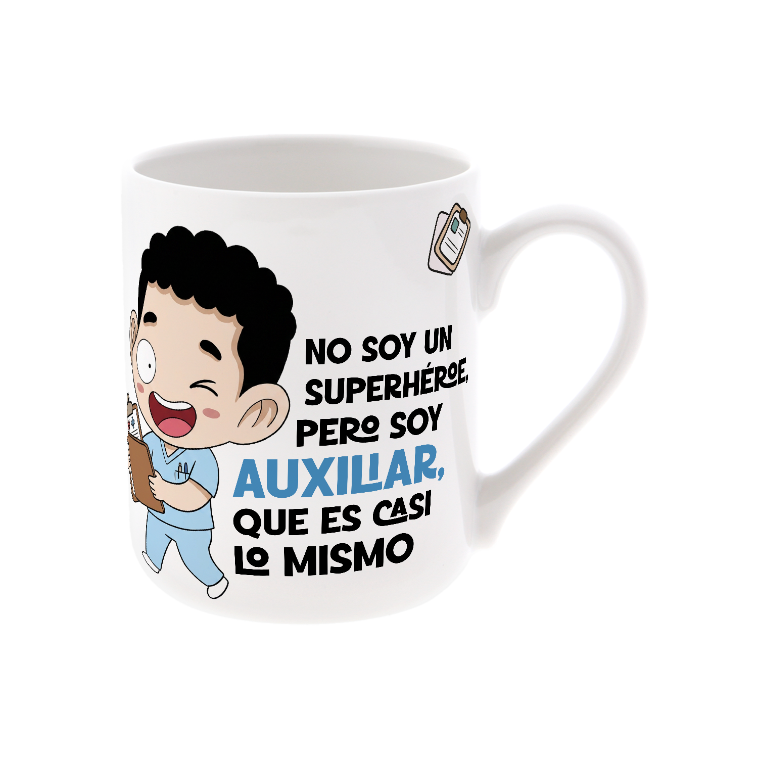 Taza de Cerámica – Auxiliar de Enfermería | Malasaña