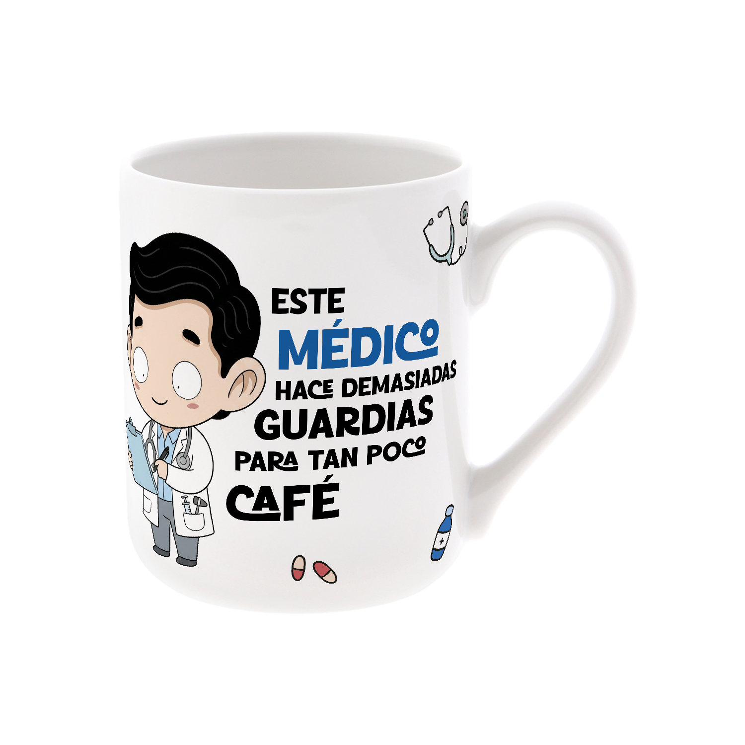 Taza de Cerámica – Médico & Médica | Malasaña