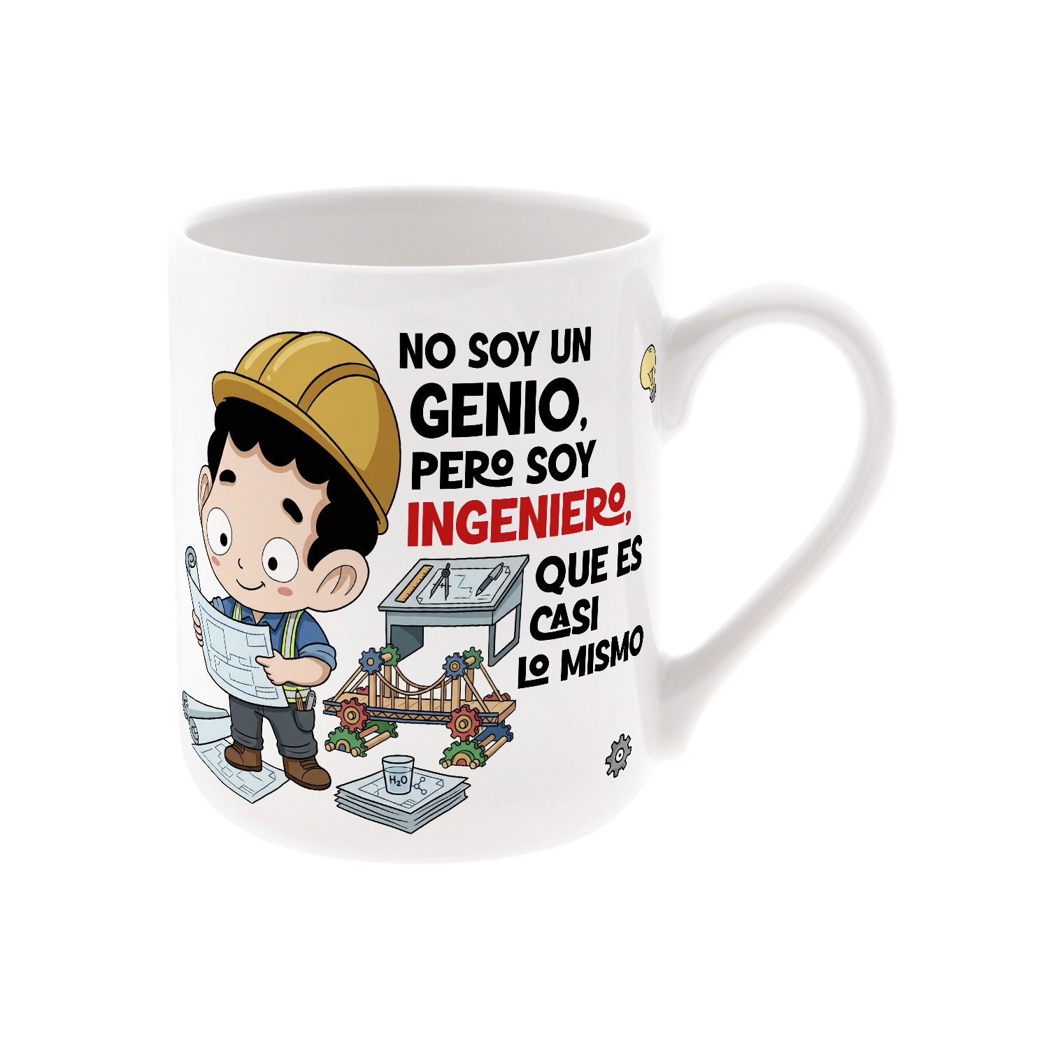 Taza de Cerámica – Ingeniero & Ingeniera | Malasaña