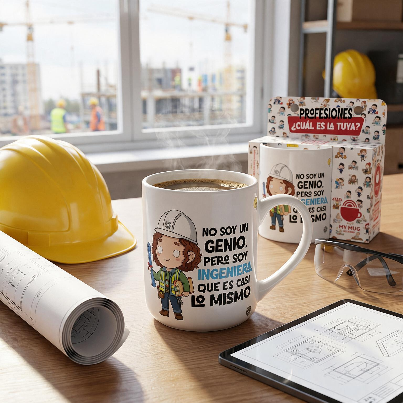 Taza de Cerámica – Ingeniero & Ingeniera | Malasaña