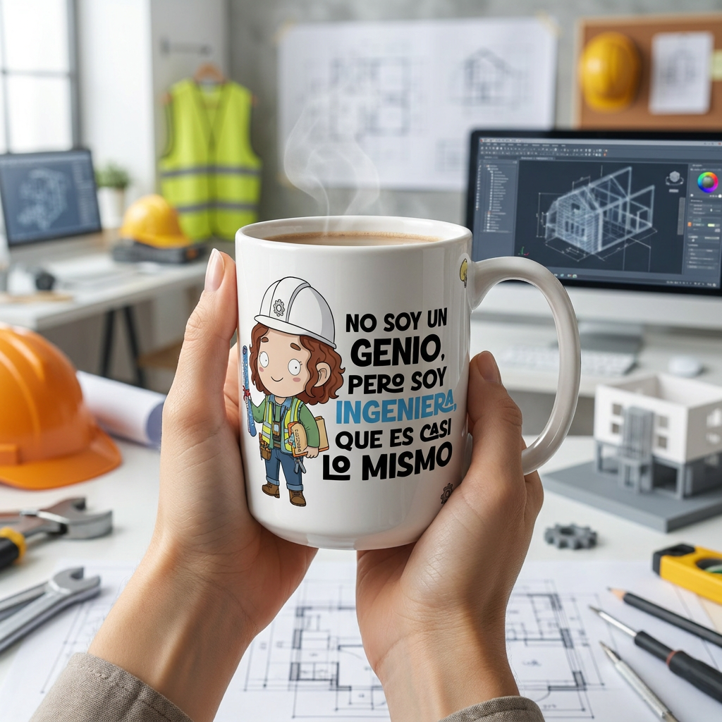 Taza de Cerámica – Ingeniero & Ingeniera | Malasaña