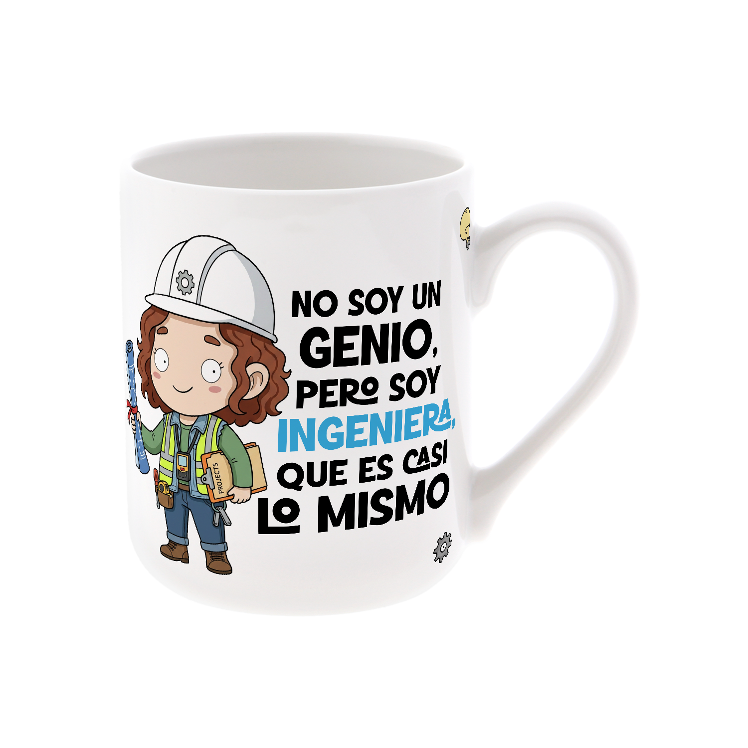Taza de Cerámica – Ingeniero & Ingeniera | Malasaña