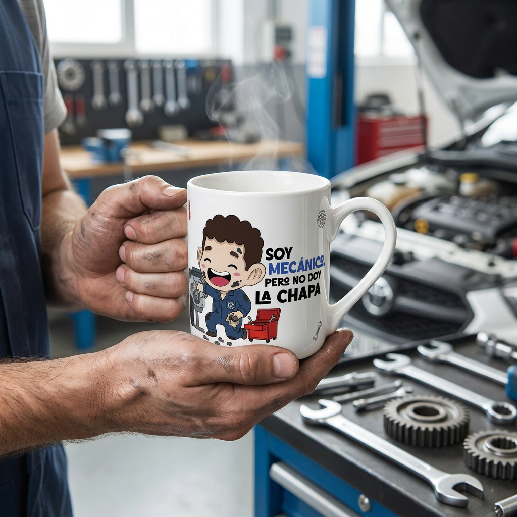 Taza de Cerámica – Mecánico | Malasaña