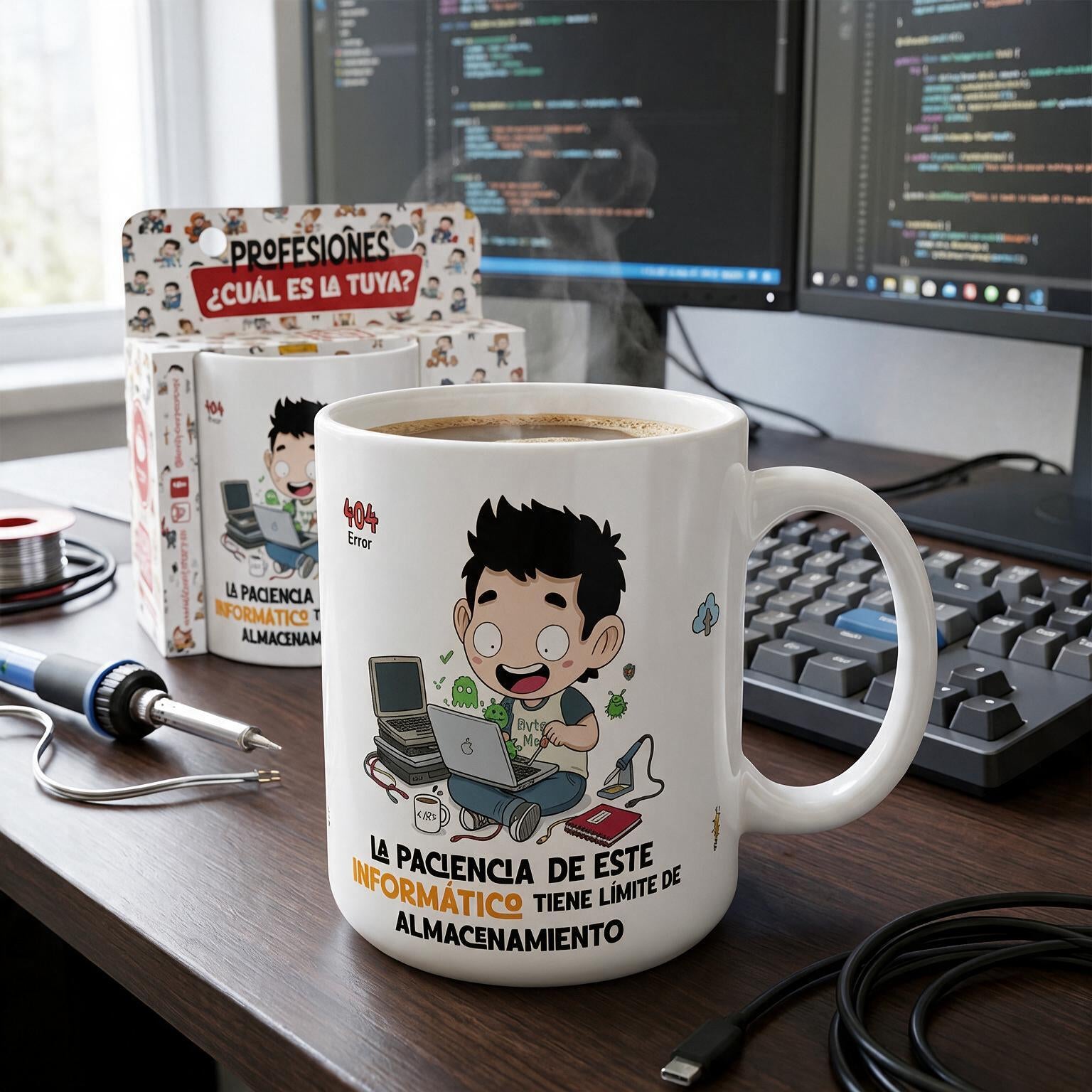 Taza de Cerámica – Informático & Informática | Malasaña