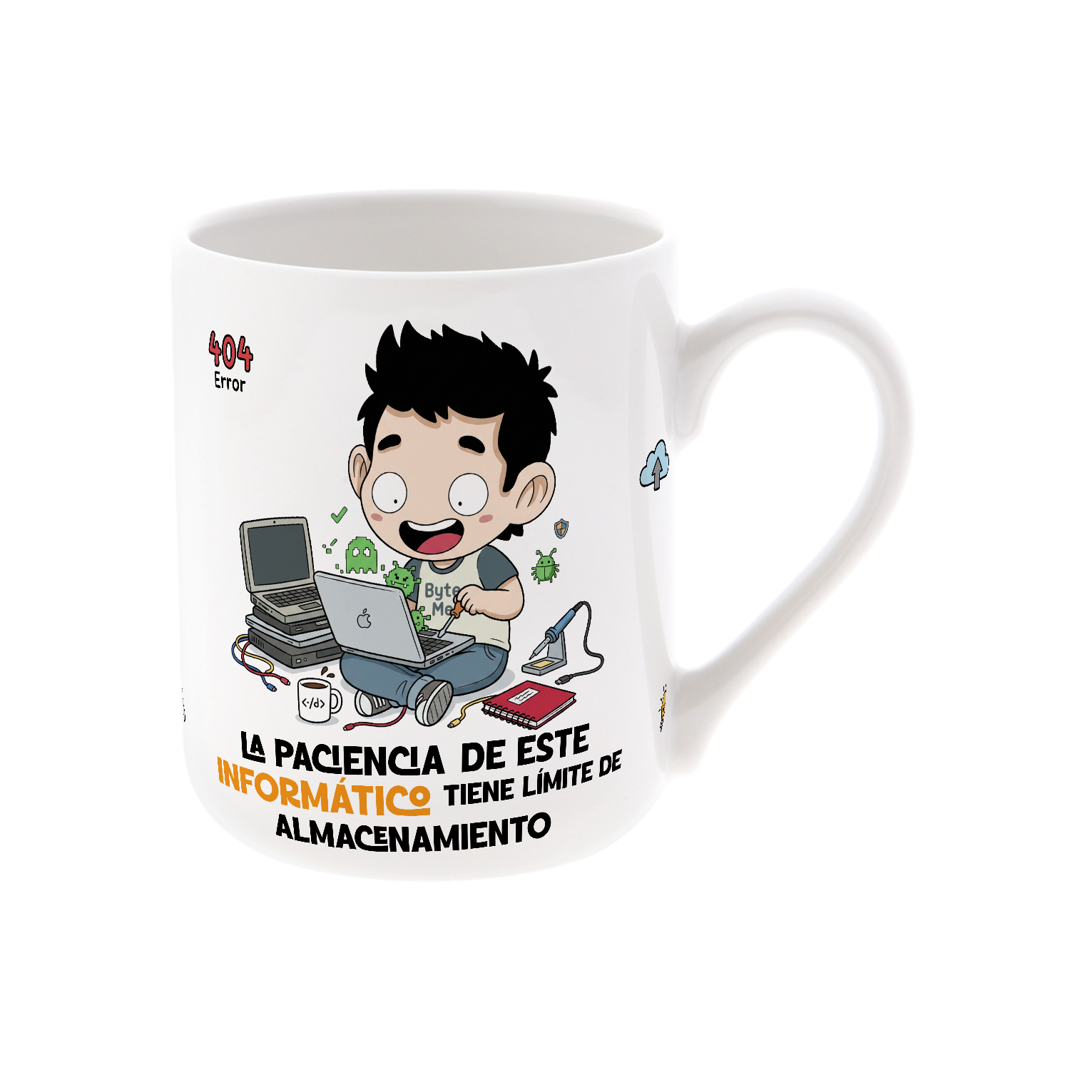 Taza de Cerámica – Informático & Informática | Malasaña