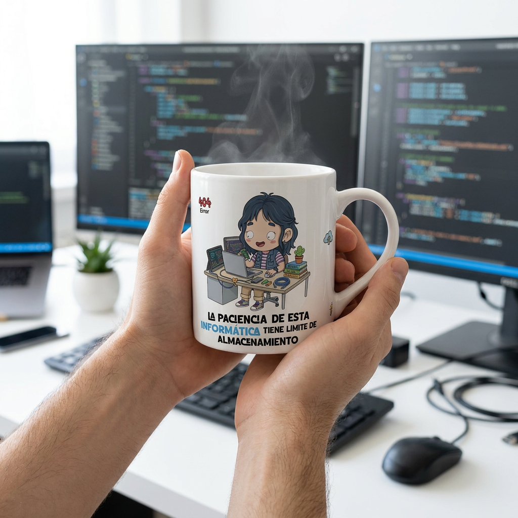 Taza de Cerámica – Informático & Informática | Malasaña