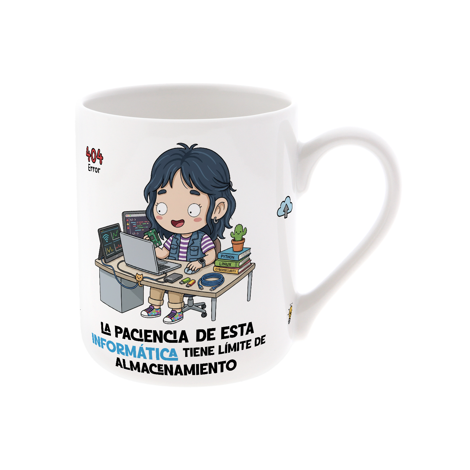 Taza de Cerámica – Informático & Informática | Malasaña