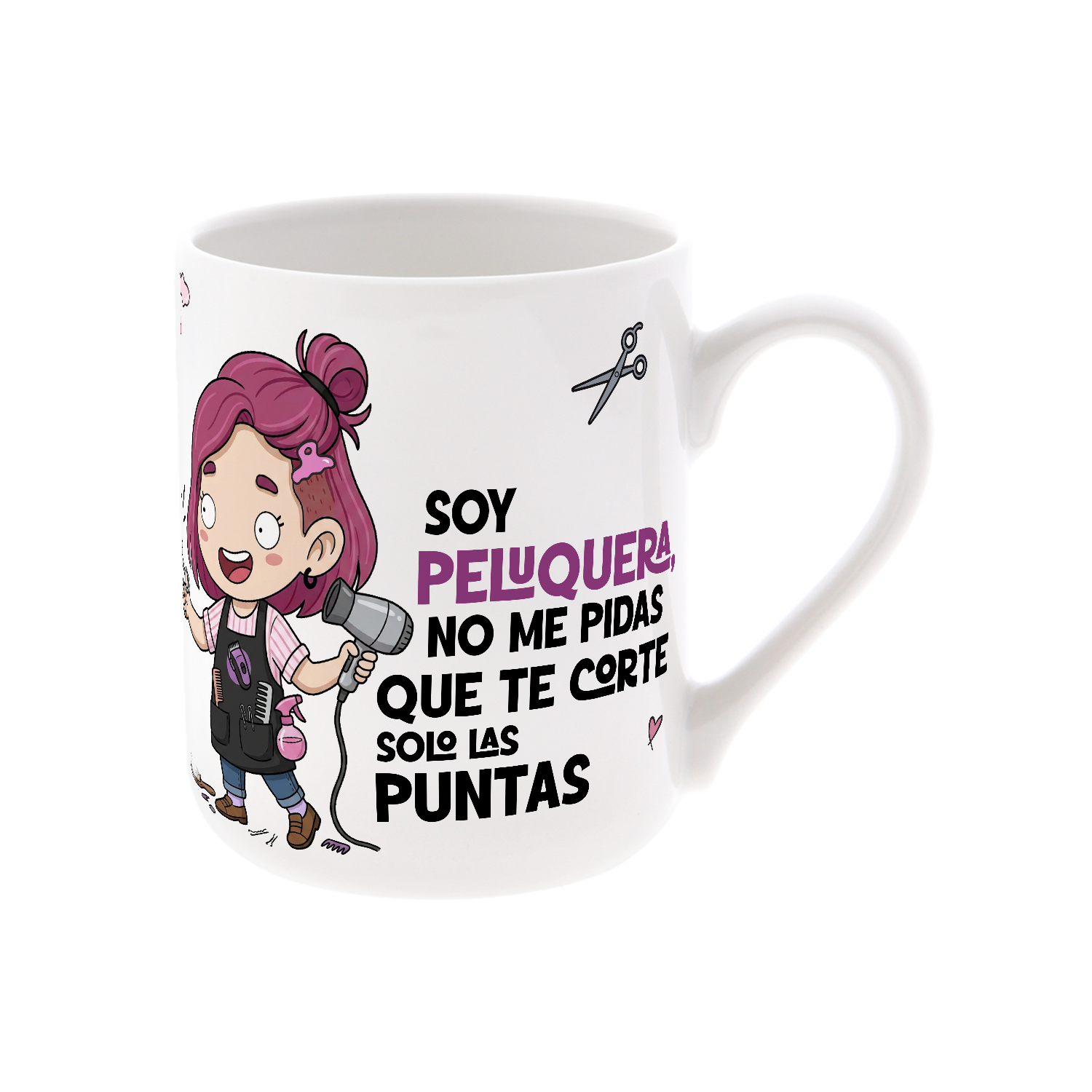 Taza de Cerámica – Peluquero & Peluquera | Malasaña