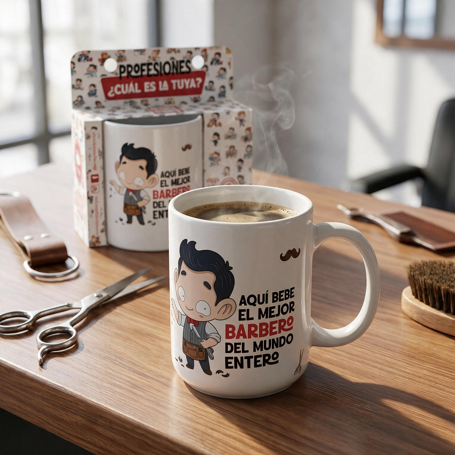 Taza de Cerámica – Barbero | Malasaña