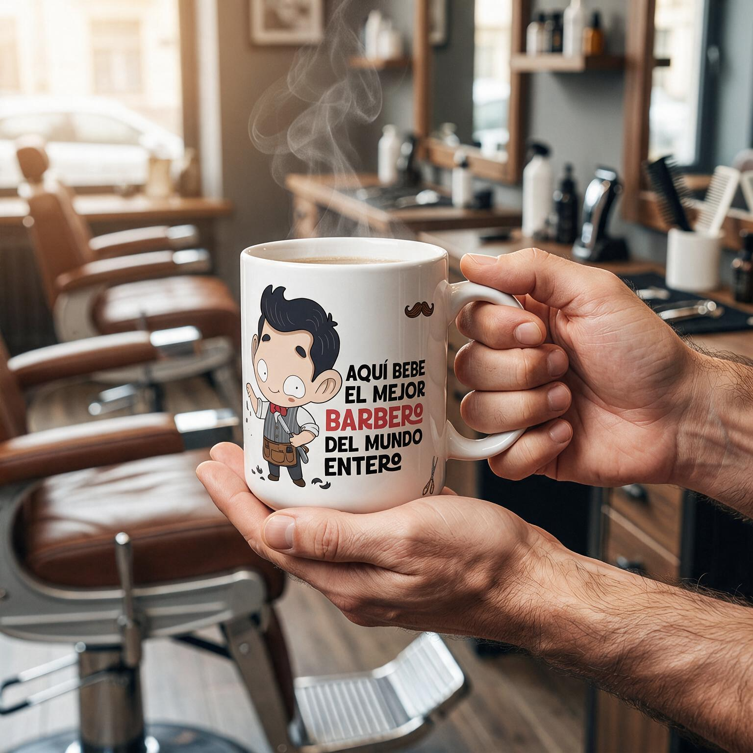 Taza de Cerámica – Barbero | Malasaña