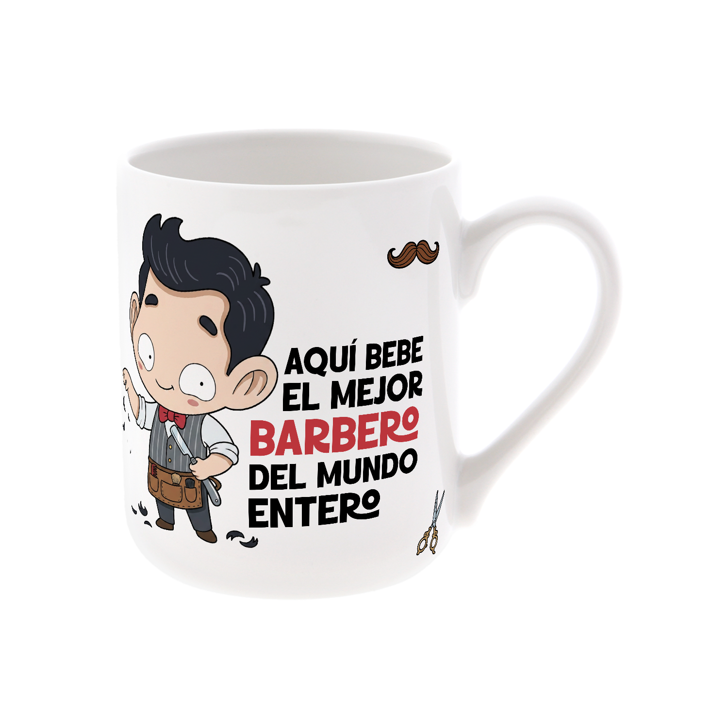 Taza de Cerámica – Barbero | Malasaña