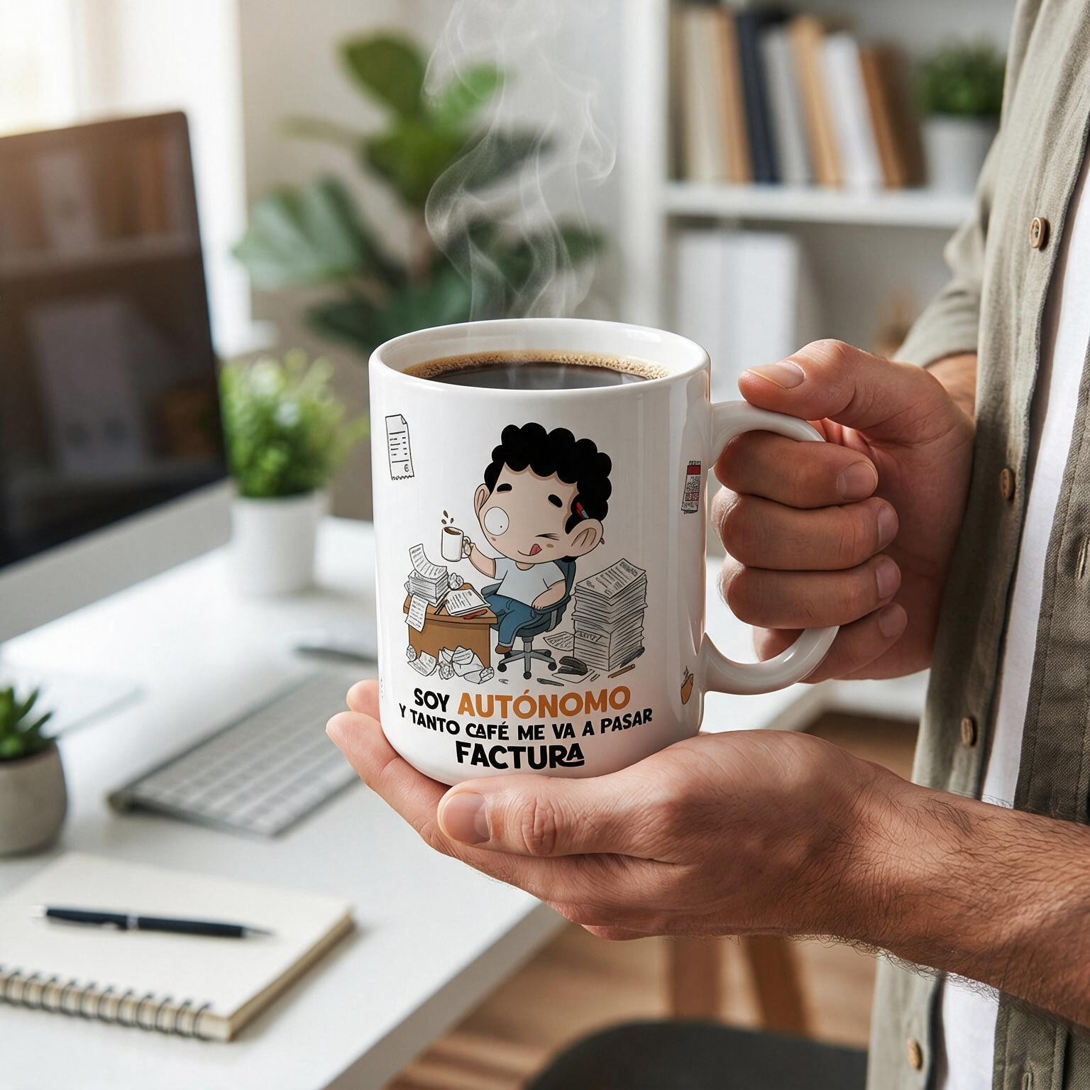 Taza de Cerámica – Autónomo & Autónoma | Malasaña