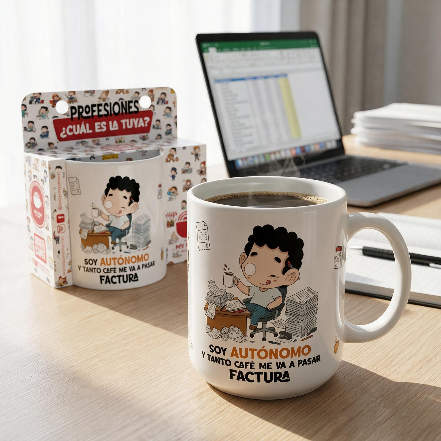 Taza de Cerámica – Autónomo & Autónoma | Malasaña