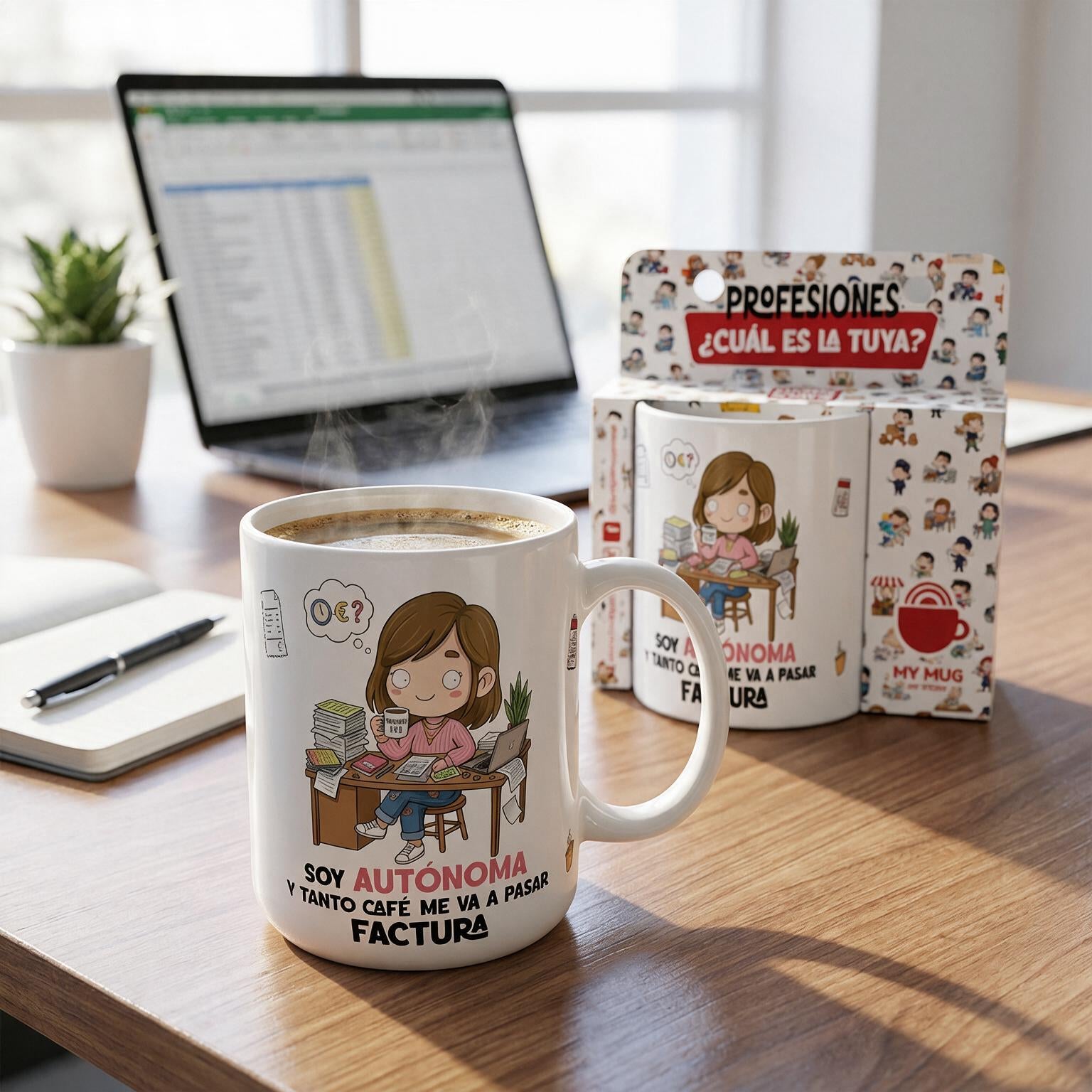 Taza de Cerámica – Autónomo & Autónoma | Malasaña