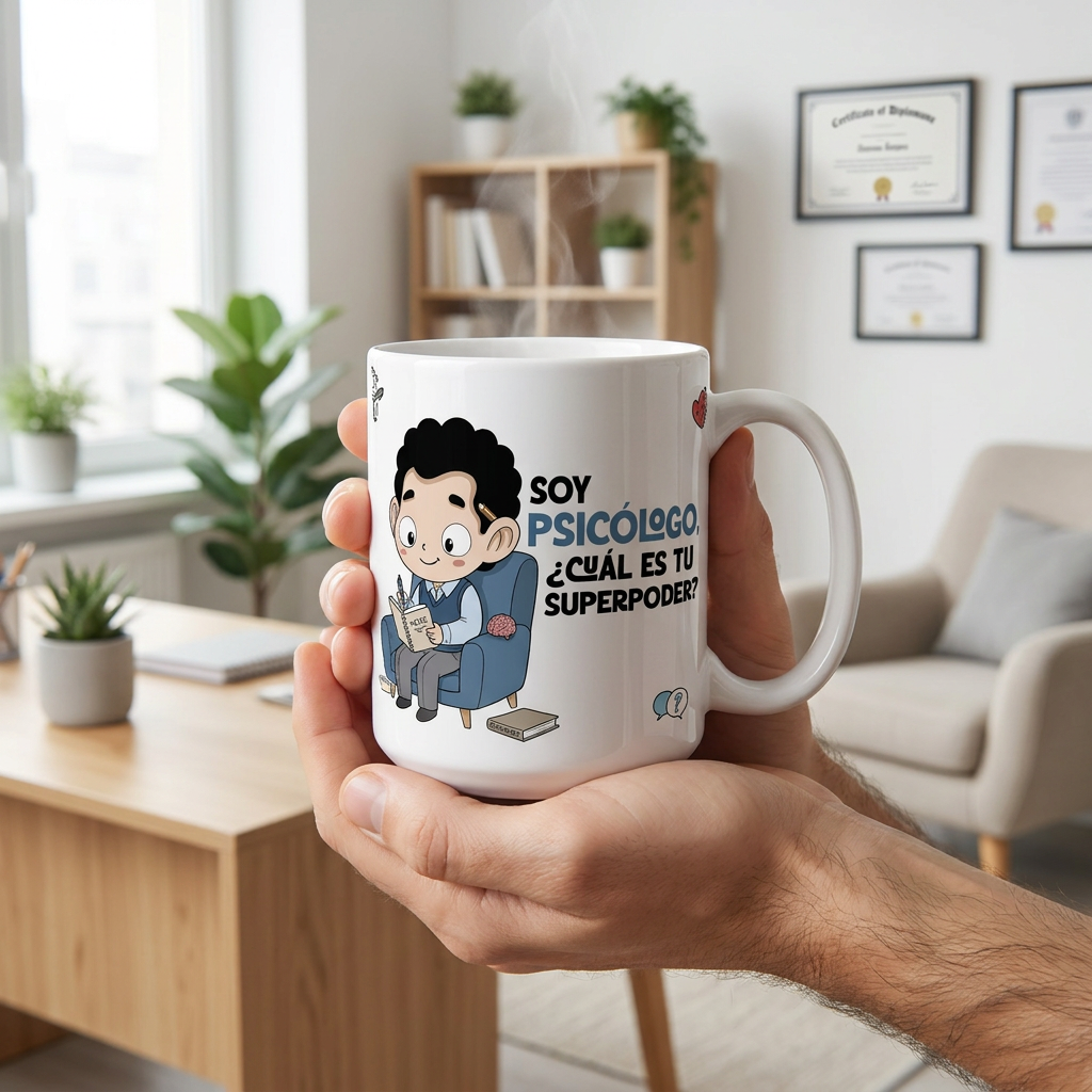 Taza de Cerámica – Psicólogo & Psicóloga | Malasaña