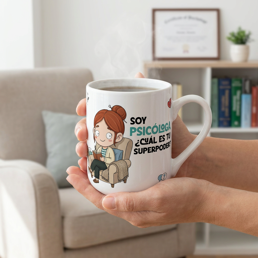 Taza de Cerámica – Psicólogo & Psicóloga | Malasaña