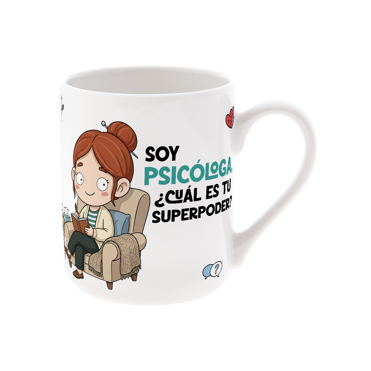 Taza de Cerámica – Psicólogo & Psicóloga | Malasaña